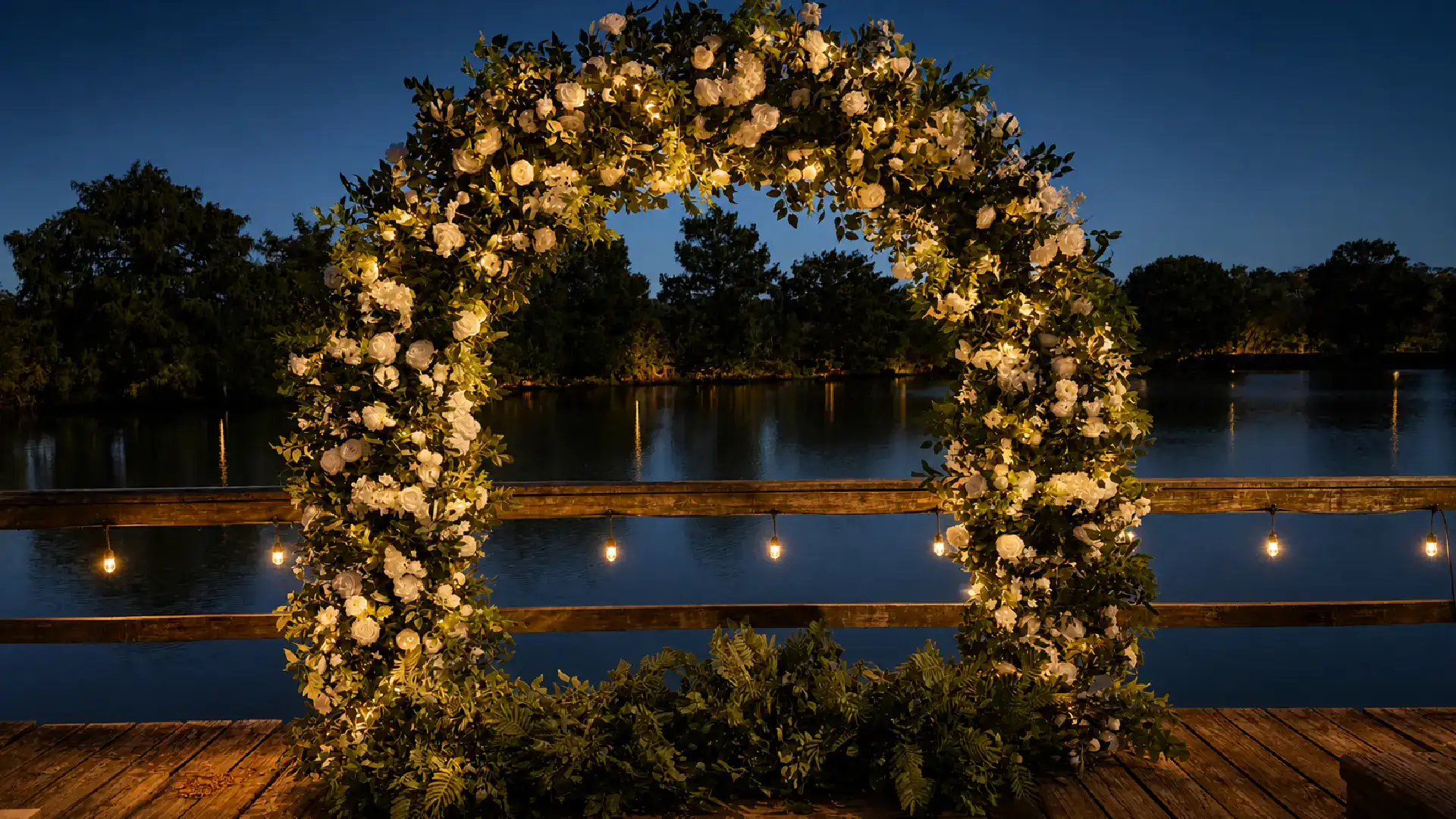 scenic waterfront wedding venue near houston texas